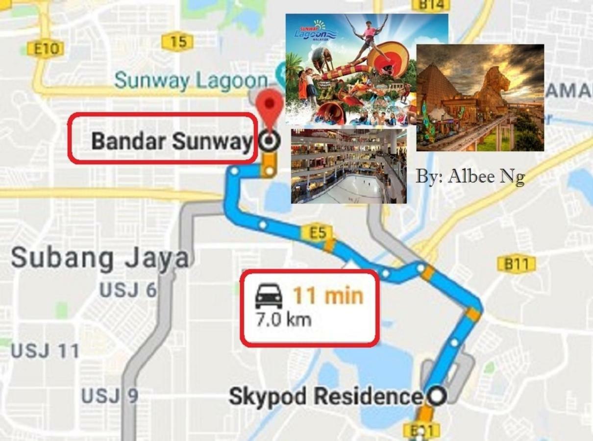 Puchong Skypod Residence, High Floor Balcony Unit, Walking Distance To Ioi Mall, 10Min Drive To Sunway المظهر الخارجي الصورة